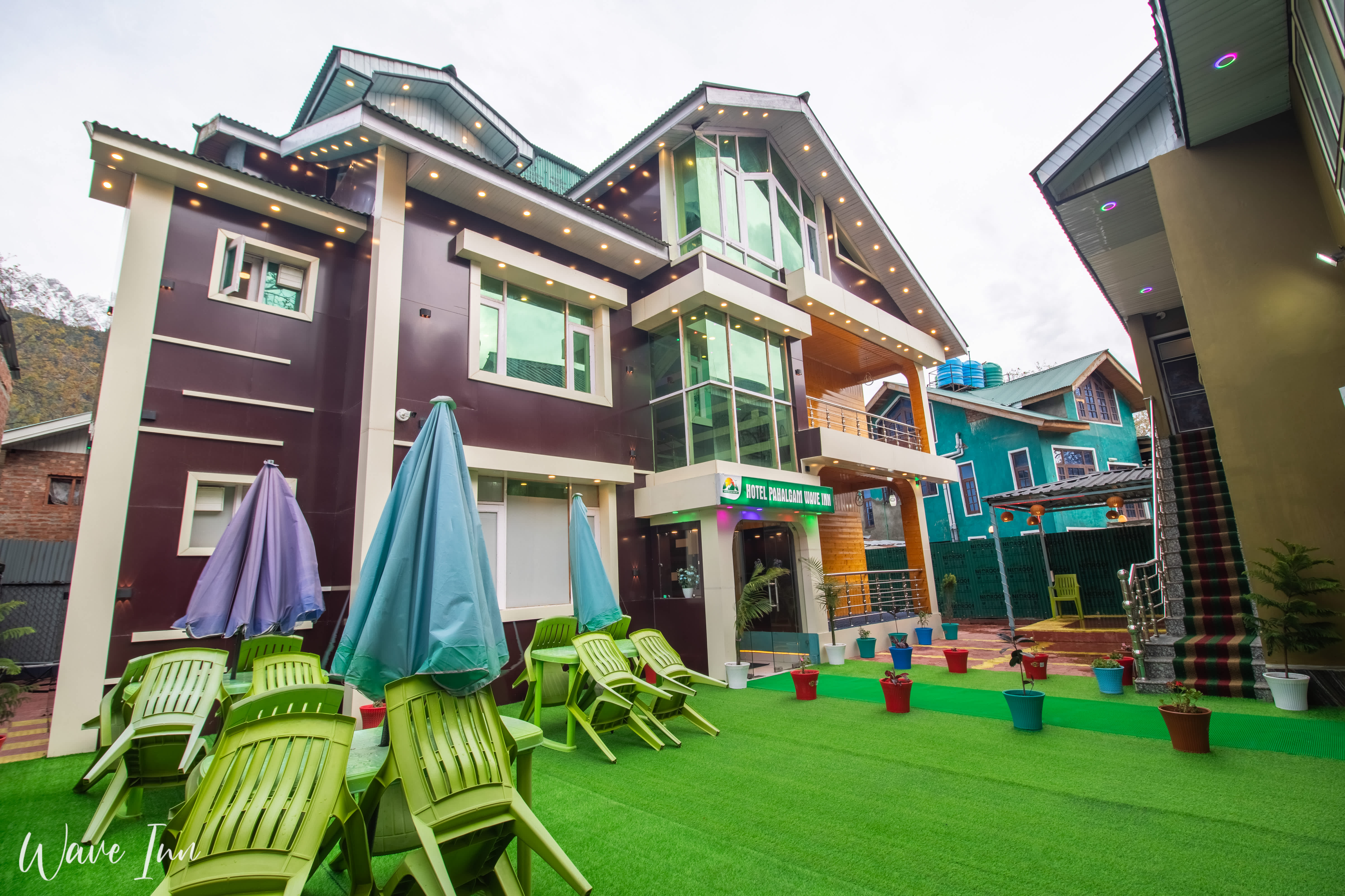 Hotel building exterior