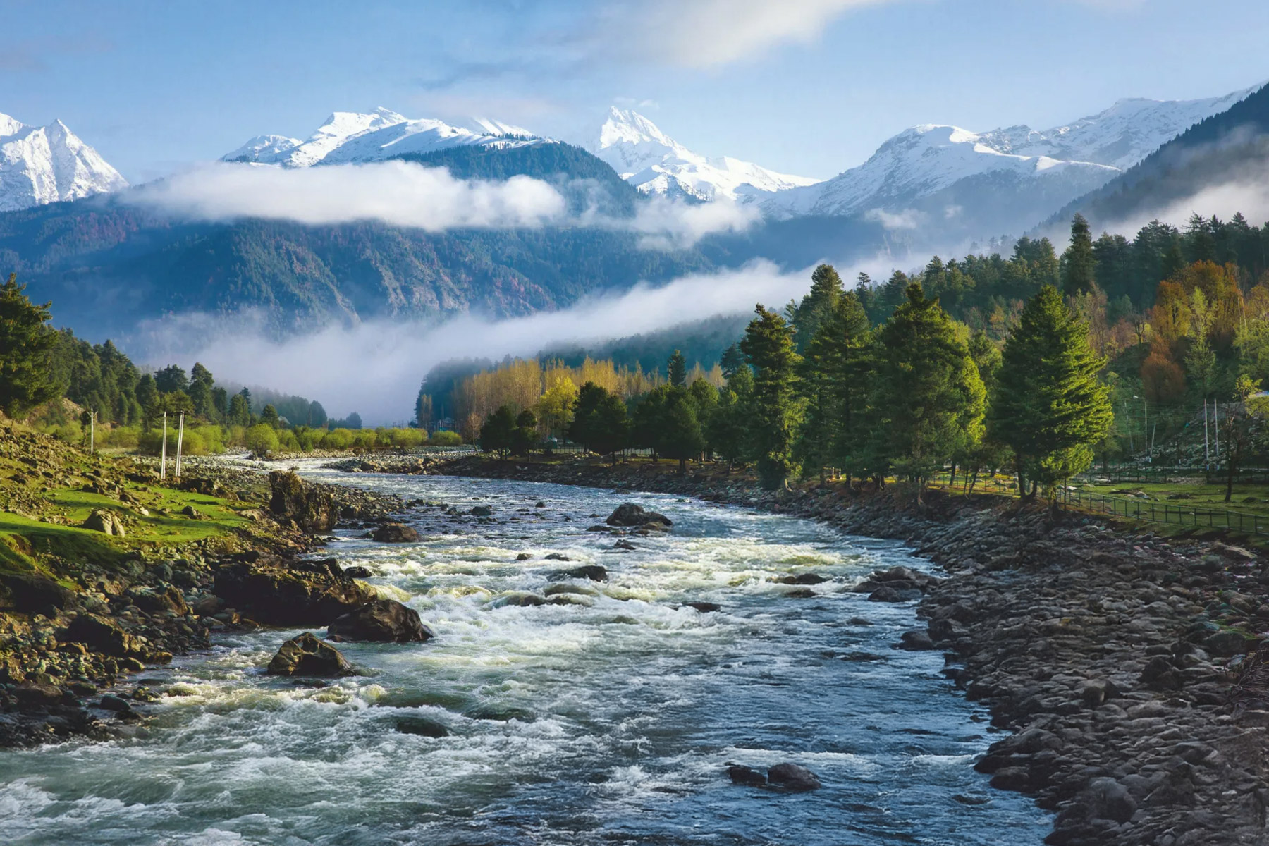 River rafting in Pahalgam